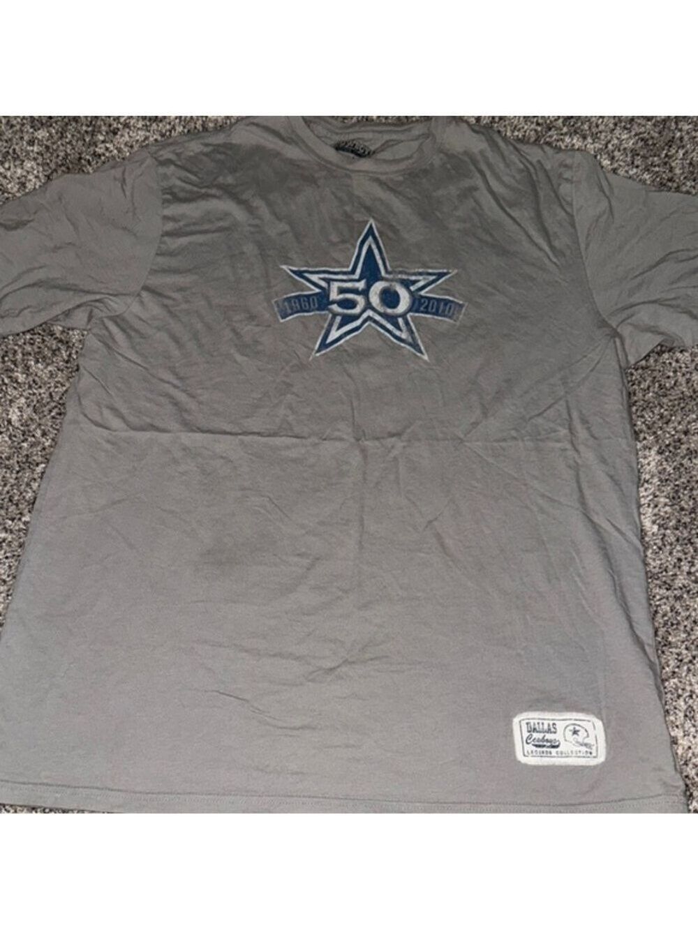NFL Dallas Cowboys Gray Blue Short Sleeve Tee​